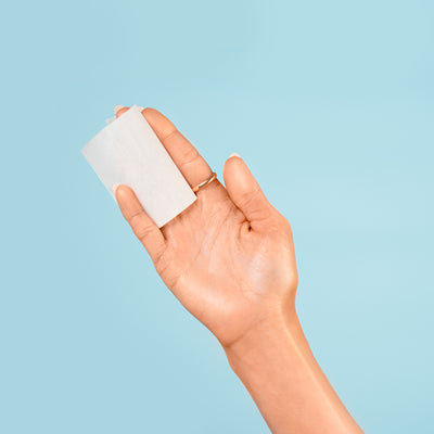 The Skinsheet Multiuse Facial Sheets promise deeper product penetration when used to apply toner and serum, with no retention of excess product.