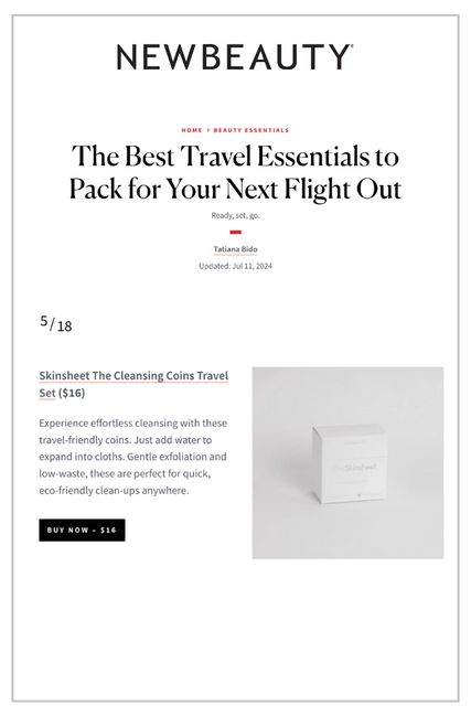 New Beauty and The Skinsheet press.